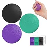 Ortarco 3 Pack Stress Balls for Adults, Hand Strengthening Devices Exercise Balls Physical Therapy Ball, Squeeze Balls for Hand Therapy, Hand Exerciser for Hand Finger Forearm Wrist Training and Relax