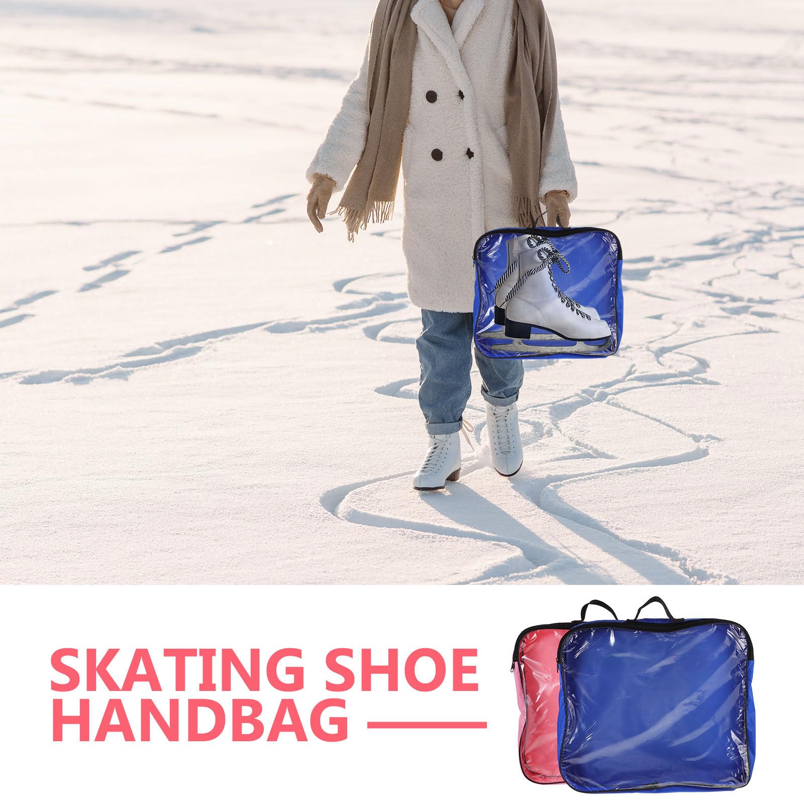 BESPORTBLE Rollschuhe 2st Rollschuhrucksack Skating-aufbewahrung - Und Inline-Skate-Tasche Rollschuh-Tragetasche Schlittschuhtaschen Für Damen Eiskunstlauftasche Halterung Rolle Fräulein
