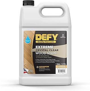 DEFY Extreme Crystal Clear Outdoor Wood Stain and Sealer in One – Clear ...