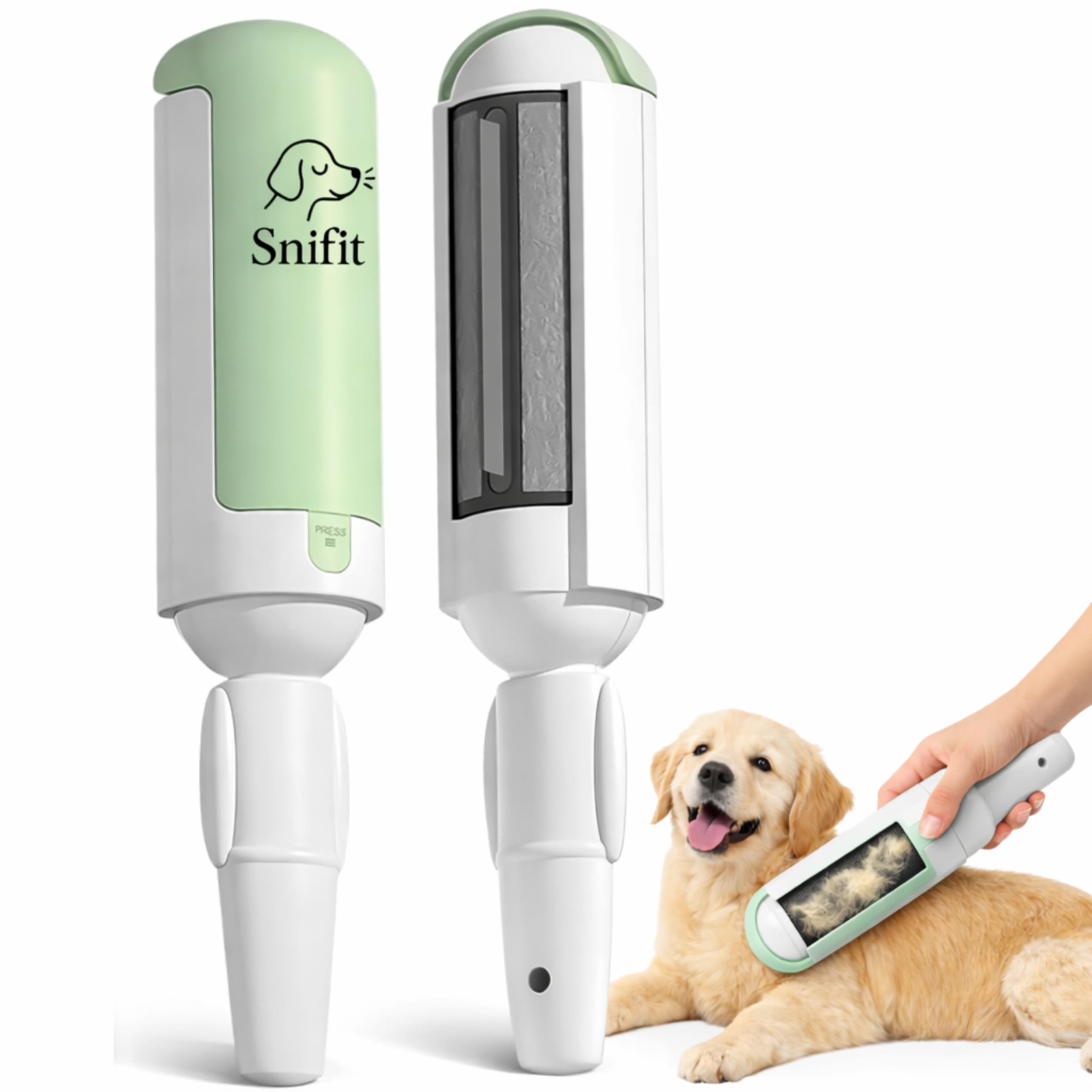 Pet Hair Remover Roller- Pet Hair Removal Tool with Strong Grip for Effortless Cleaning- Pet Hair Roller Lifts Fur from Clothes, Furniture & Car- Keep