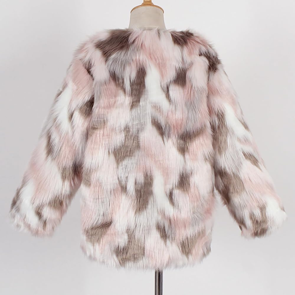 Women Trendy Faux Fur Coat 2025 Warm Winter Coats Furry