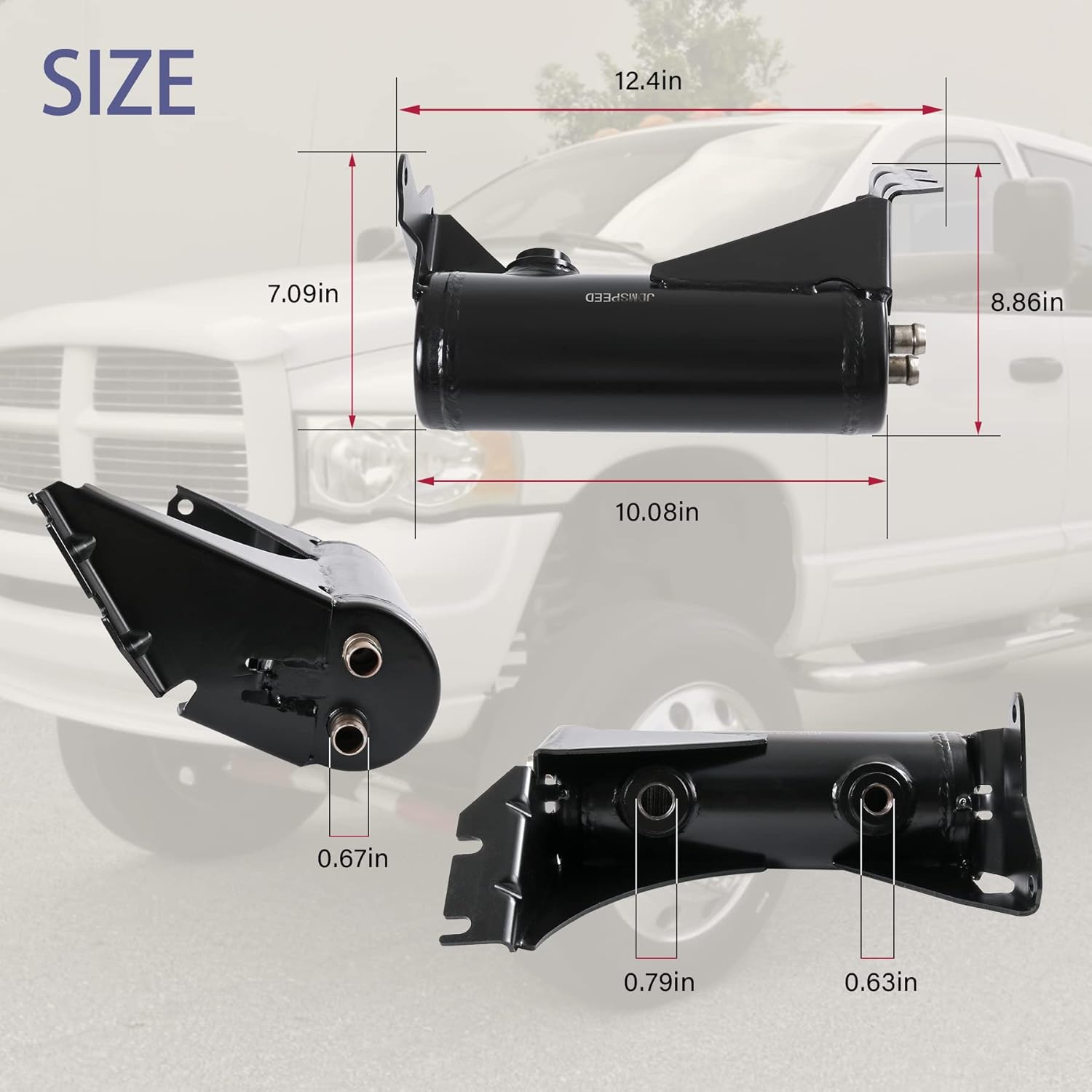 JDMSPEED Oil Cooler 5014861AA 3935812 20281 Replacement For Dodge Ram 1500 2500 3500 5.9L Cummins 6BT Transmission 1998 1999 2000 2001 2002 Replaces 3935812
