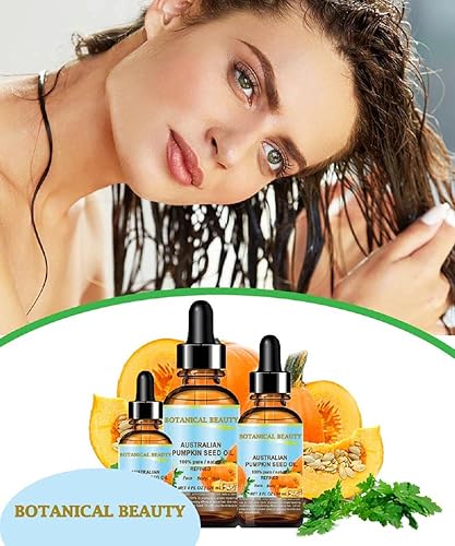 Miniatura 5 de Aceite de semilla de calabaza australiano 100% puro natural refinado aceite portador prensado en frío 1 fl oz.- 1.0 fl oz. para cara, piel, cabello,