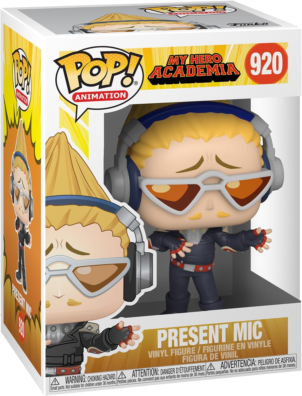 Funko Pop! Animation: My Hero Academia (MHA) - (MHA) - Present Mic - Collectable Vinyl Figure - Gift Idea - Official Merchandise - Toys for Kids & Adults - Anime Fans - Model Figure for Collectors