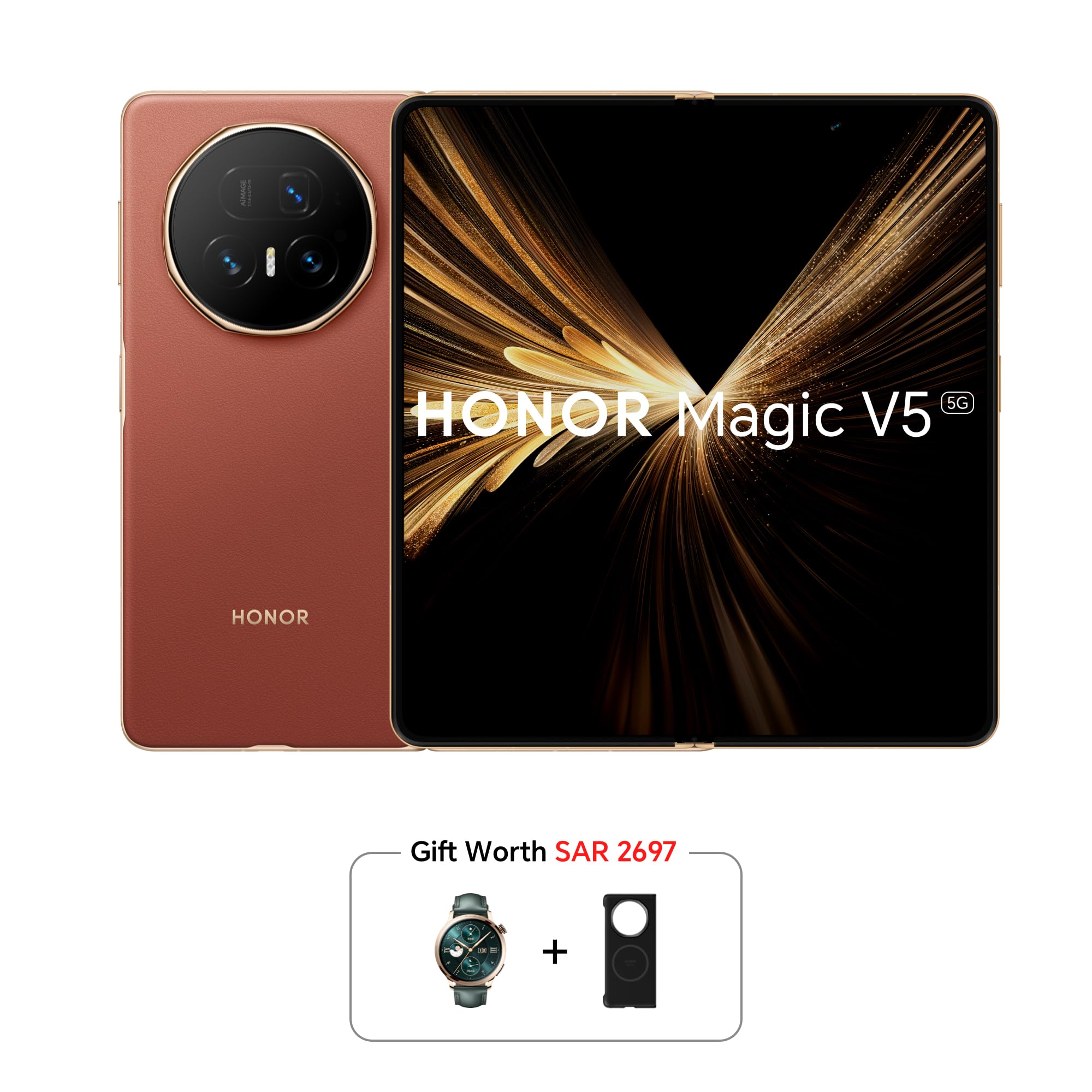 Honor Magic V5 5G Folding Smartphone, 16+512GB | 8.8mm in