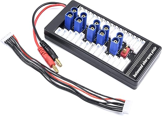 EC5 Parallel Charging Board 2S-6S Lipo Battery Balance Charge Board Expansion Board for RC Drone Helicopter Battery Charger