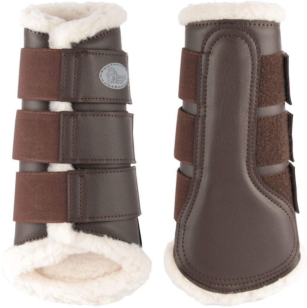 Harry's Horse Beenbeschermers Flextrainer, Color: Negro, tamaño: L