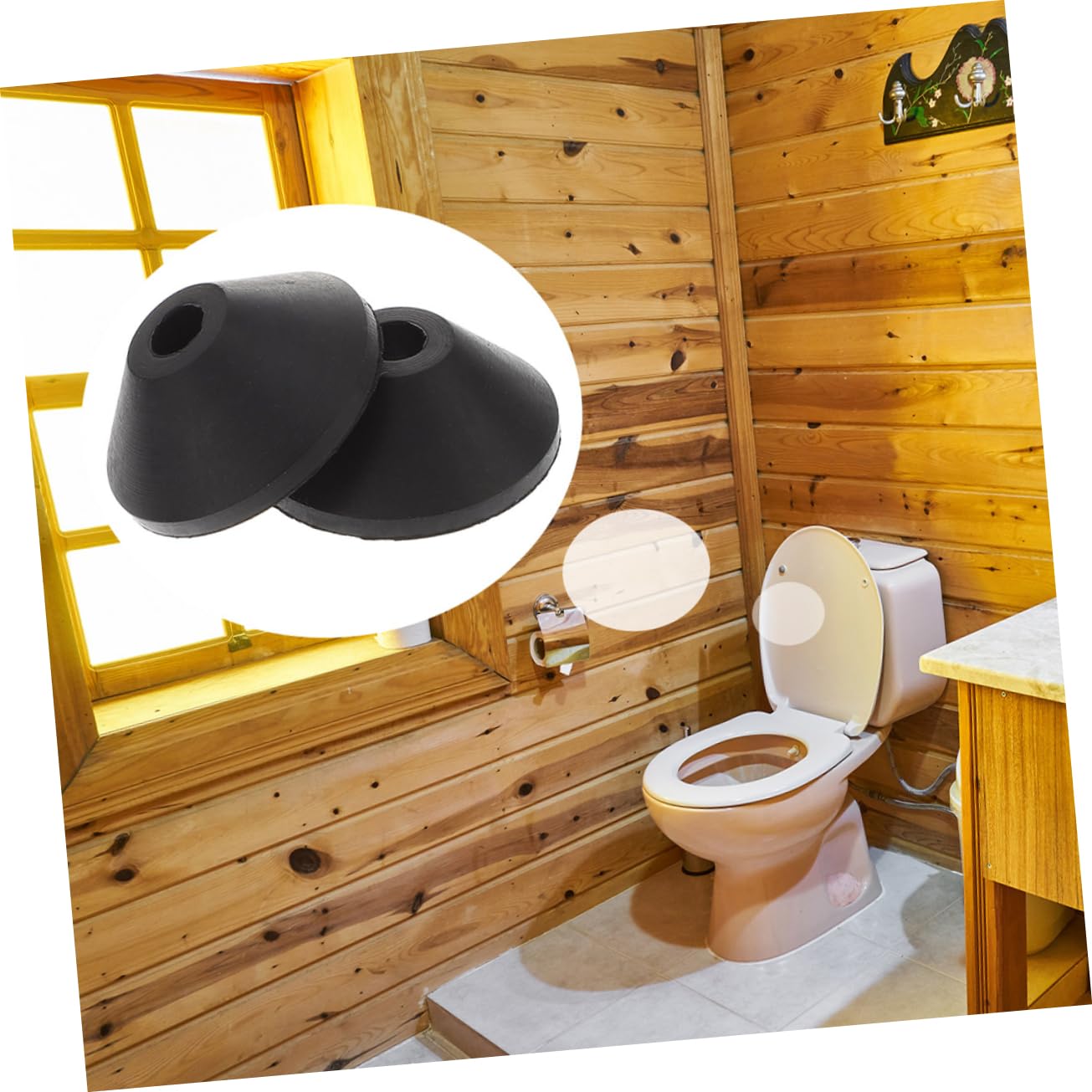 jojofuny 150pièces Rondelles Caoutchouc Coniques Pour Vis De Réservoir Toilettes Étanches Faciles à Installer Idéales Pour Réparation De Chasses Eau Et Robinetterie