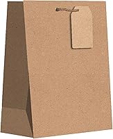 Vista 7 de Jillson Roberts Bolsas de regalo medianas, borgoña mate (30 piezas)