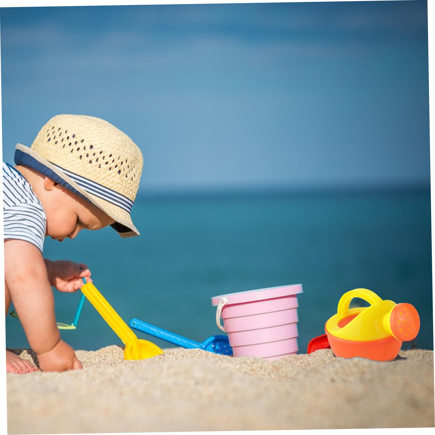 Kids Watering Can, 2Pcs Plastic Watering Cans for Kids Funny Bath Toy Educational Gardening Random Color — view 2