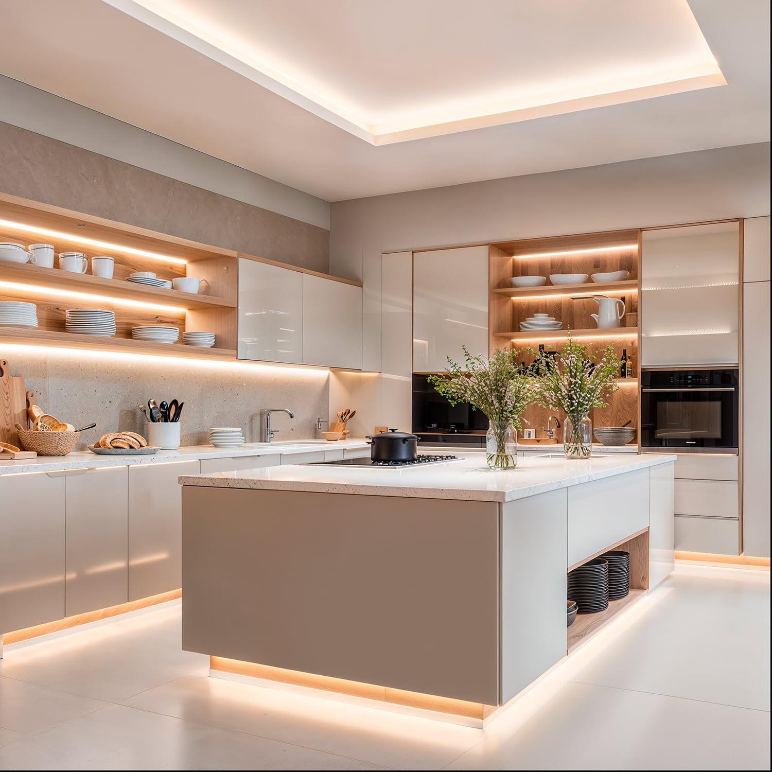 LEDKIA Taśma Led 24V WCOB 252 LED/m 5m 12W/m Szerokość 10mm FreeCut IP65 SI