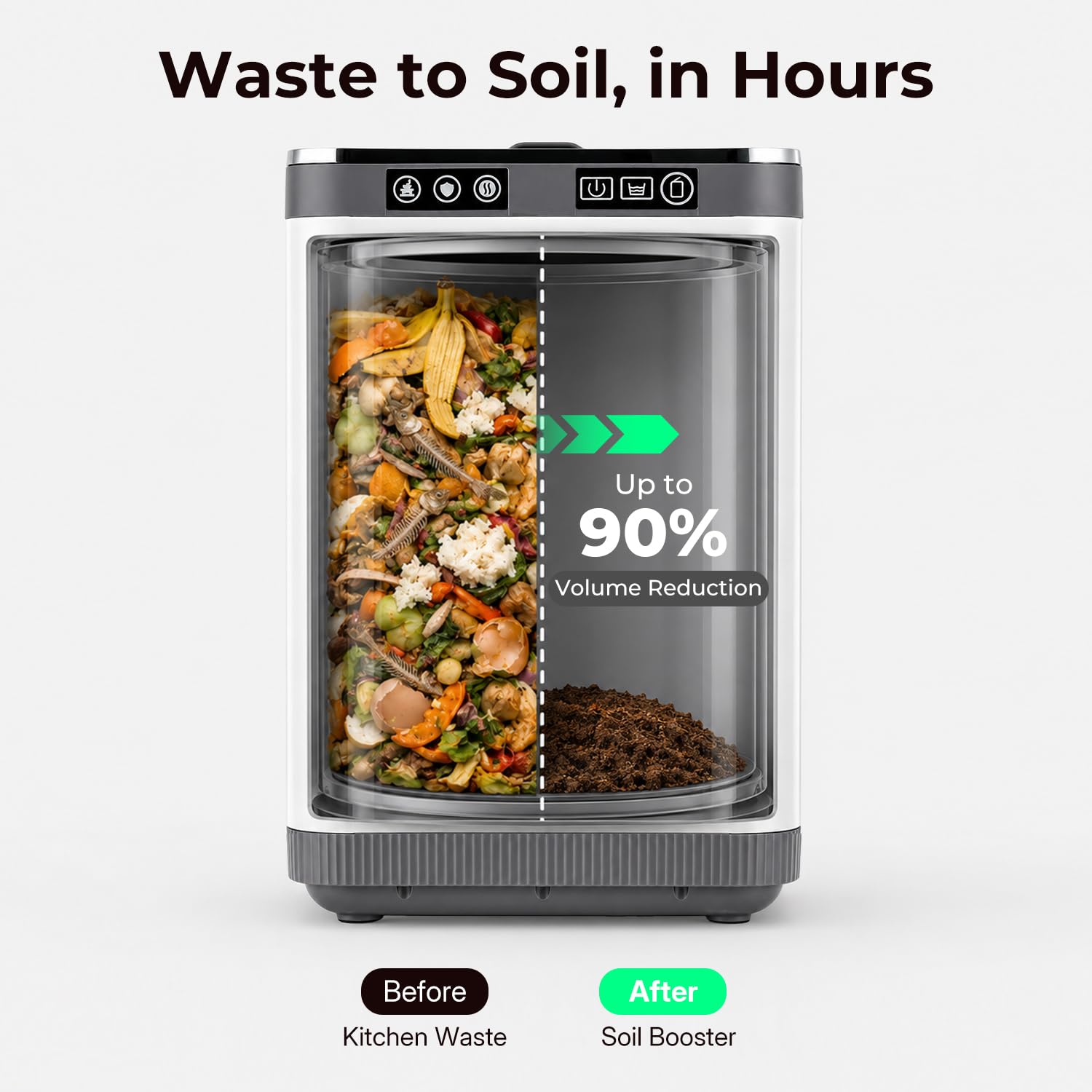 BAOSHISHAN Recycleur électrique de cuisine 4L