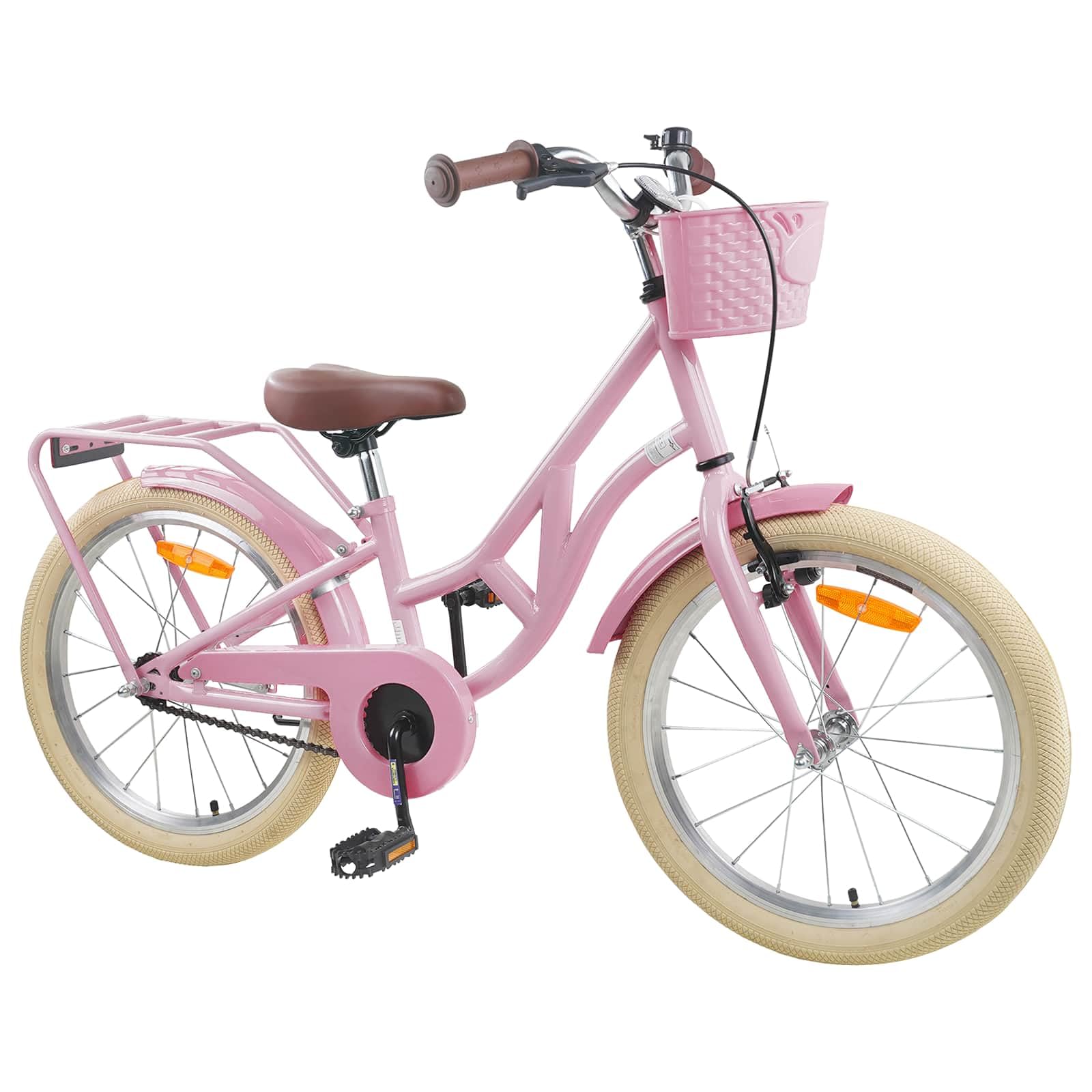 Bicicleta infantil de 20 pulgadas para 6 – 11 años, color negro – Bicicleta moderna con marco de acero, engranaje de una sola velocidad, sillín ajustable y manillar para mayor comodidad y