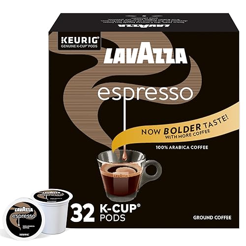 Lavazza Espresso Italiano cápsulas K-Cups de un solo servicio para Keurig Brewer, 32 unidades
