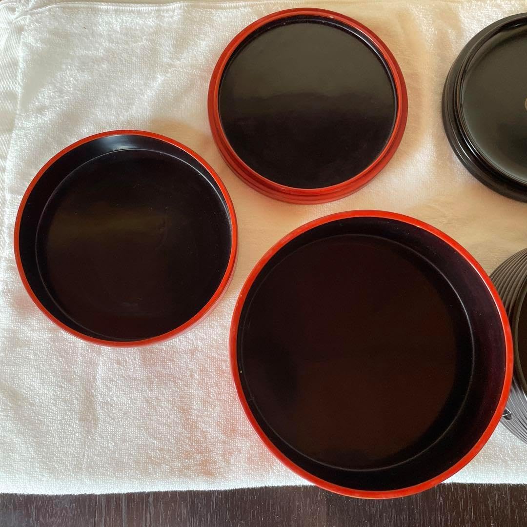 お重箱 赤 黒 木曽漆器 昭和初期 アンティーク 2025年最新】Yahoo