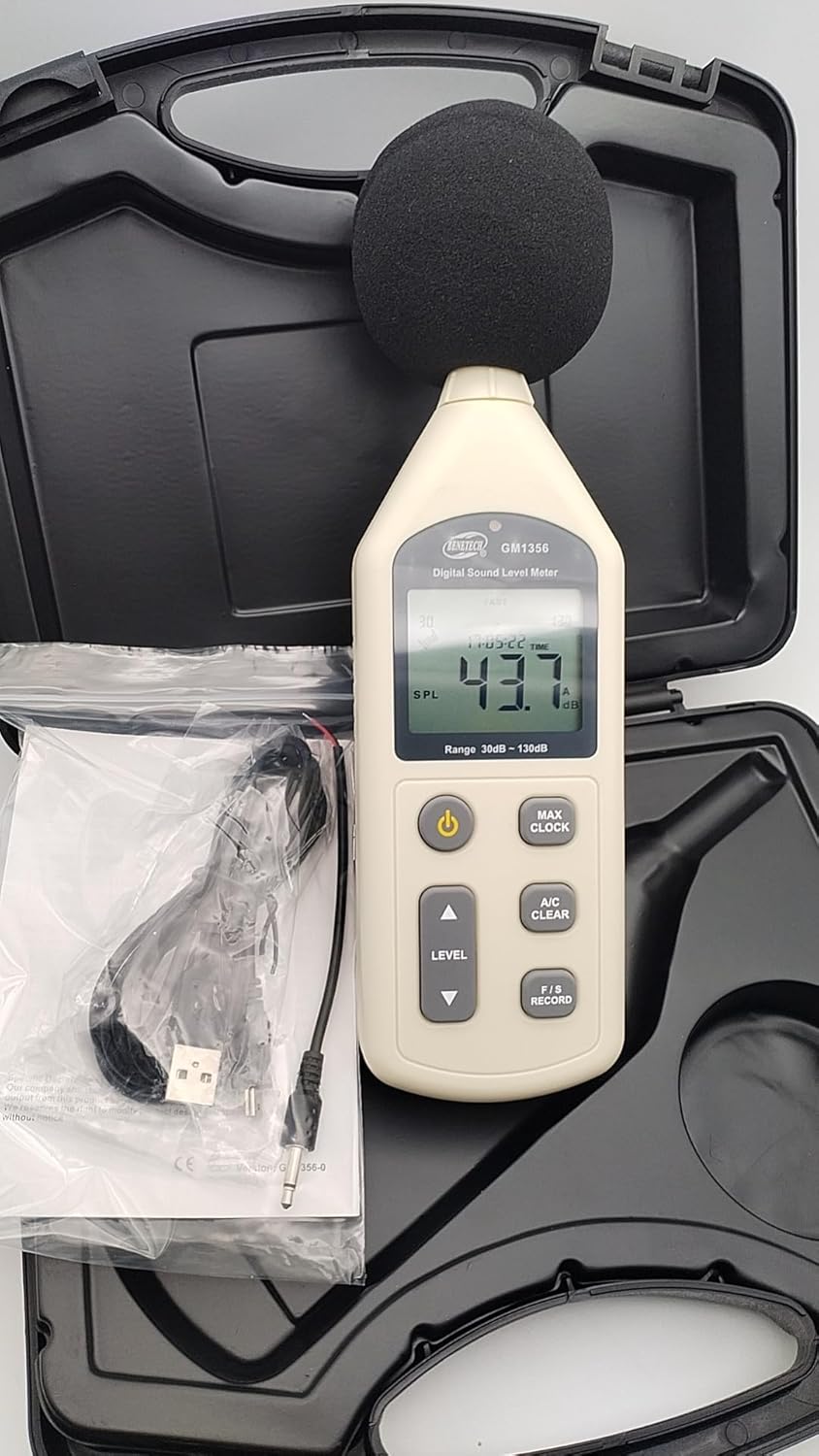 Benetech GM1356 Sound Level Meter, 30 to 130Db