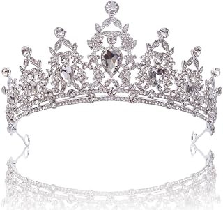 Elegant Crystal Crown for Women, Royal Rhinestone Tiara Headpiece, Alloy Queen Crown for Bridal Wedding, Formal Events & Professional Photoshoots