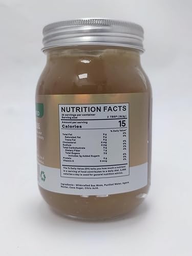 Miniatura 93 de Gel de musgo marino de 15 onzas, gel natural de masa marina irlandesa artesanal con 92 minerales y vitaminas, sin OMG, sin gluten, vegano, defensa