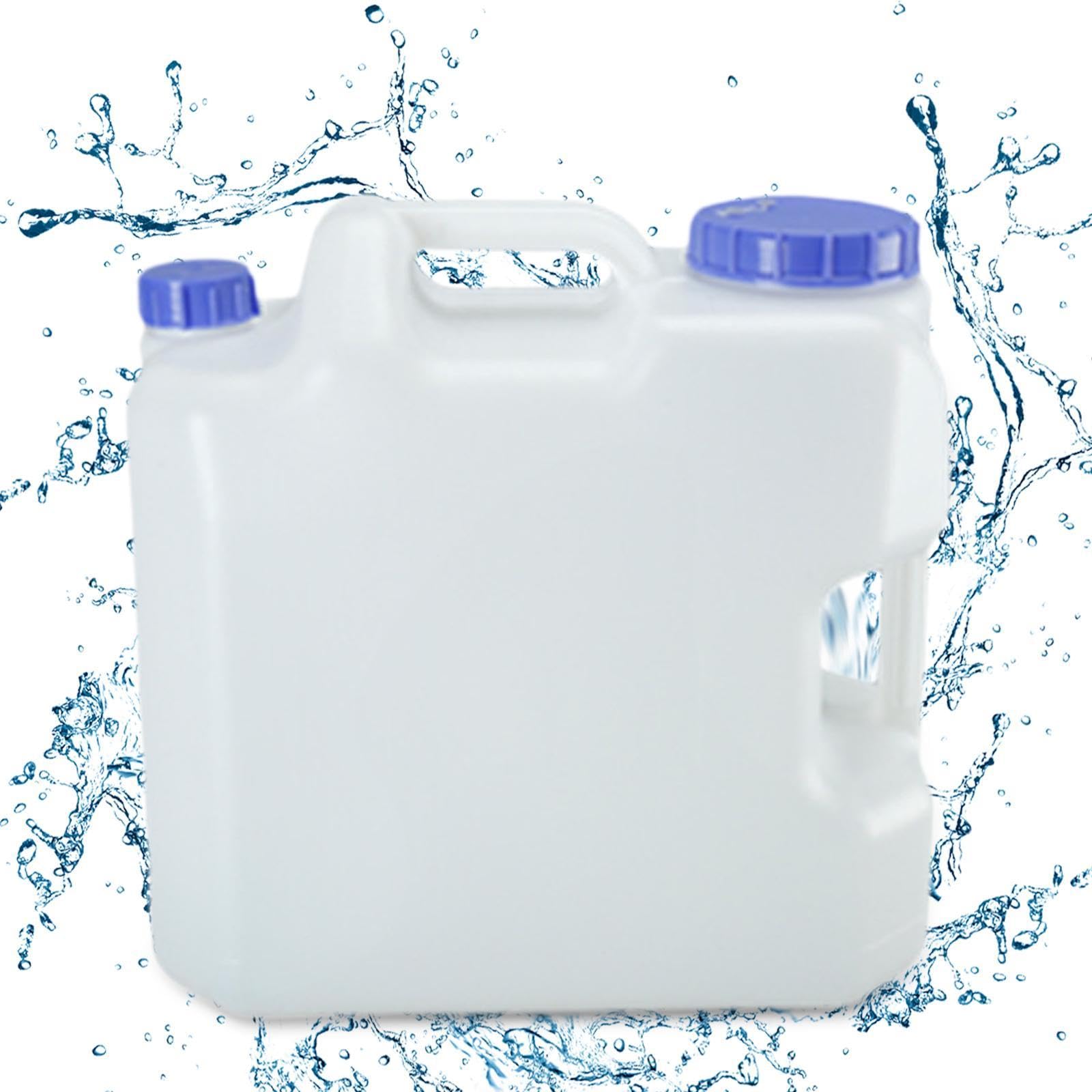 Contenitore Acqua Portatile Tanica Serbatoio Rubinetto Manico in PETG per Conservazione Acqua Potabile Facile da Trasportare Adatto Campeggio Escursio
