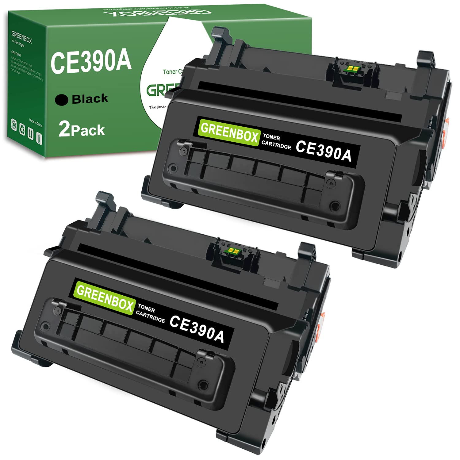 GREENBOX Compatible Toner Cartridge Replacement for HP 90A CE390A 90X CE390X for Enterprise 600 M602