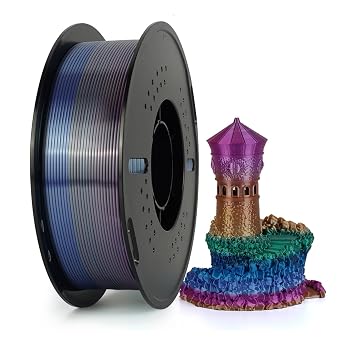 4KG/lot Silk PLA Filament Rainbow Pla 1.75mm 3D Printing Material for 3D Printers 3D Pens 1KG No Bubble4KG Cosmic Color