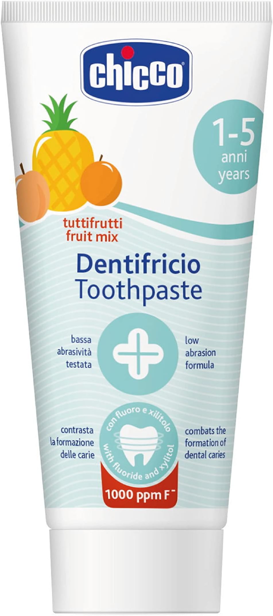 Fruit Mix Toothpaste With Fluoride 1-5Y, Piece Of 1