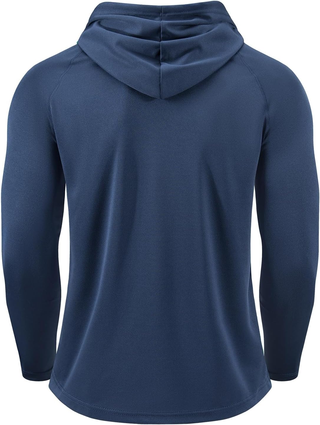 Men Quick Dry Hoodies Shirt Long Sleeve Workout Athletic Gym Pullover Hooded Shirts - Image 4