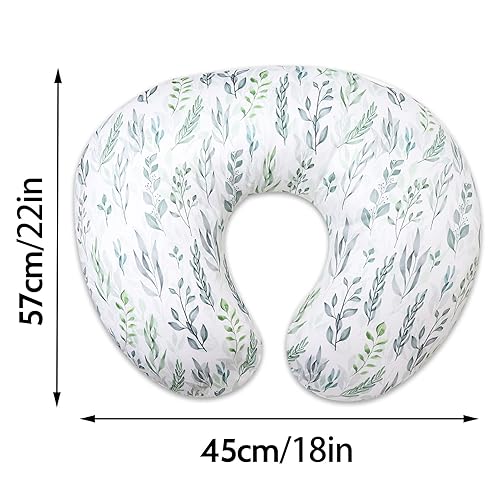 Miniatura 6 de Fundas de asiento de coche para bebés y fundas de almohada de lactancia, hoja verde