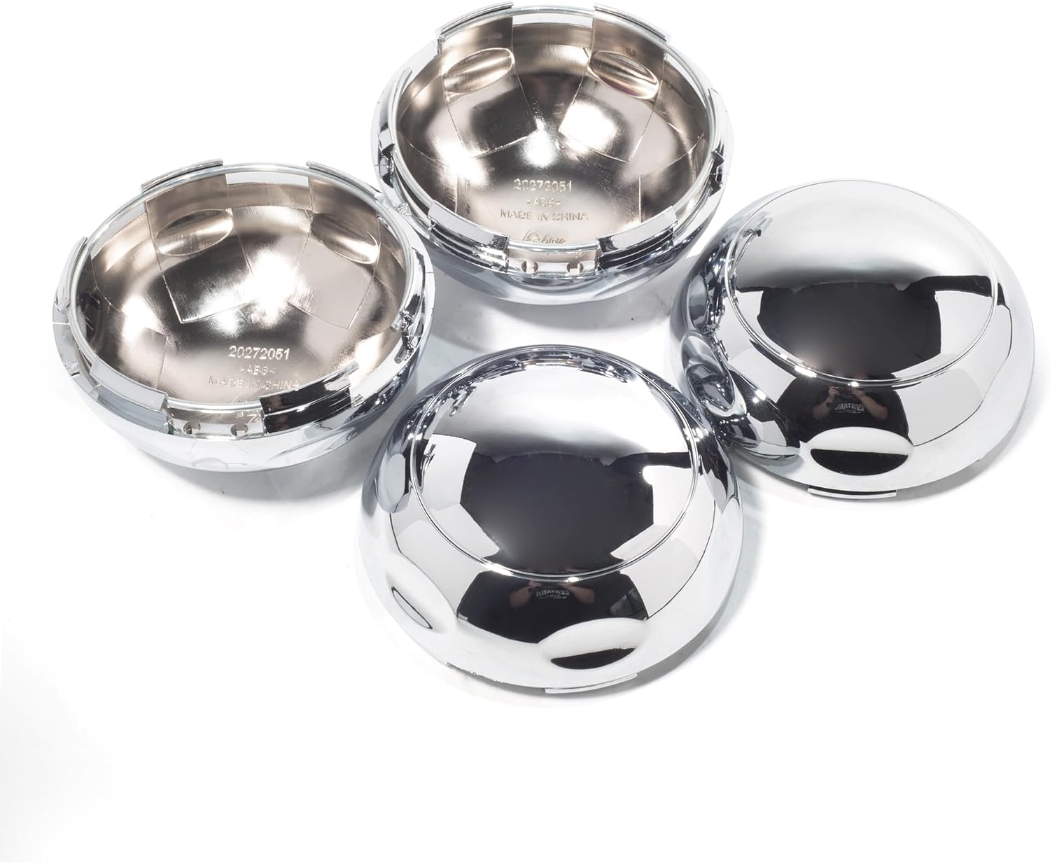 4Pcs 81mm(3.19in) Wheel Center Caps Wheel Rims Replacement AEWC 3148 3148 Chrome Hub Caps, Compatible with BOSS Motorsport Series 301 303 304 306 307 308 Rim Caps