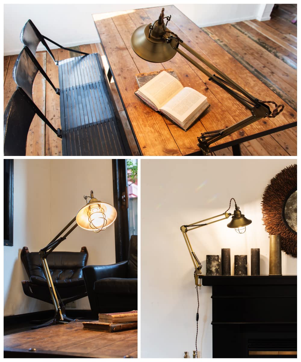 レトロなクランプライト Amazon.co.jp: Amplimle アンプリムル クランプライト 照明 おしゃれ