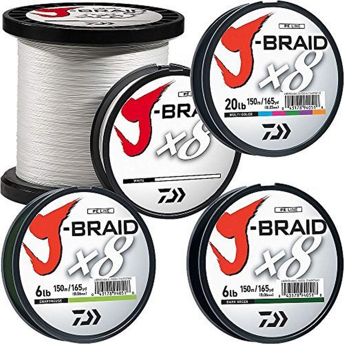 Daiwa J-Braid 1500M 8-Strand Woven Round Braid Line