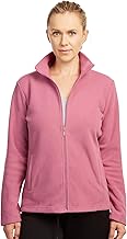 Sofra Women's Polar Fleece Full Zip Up Winter Jacket