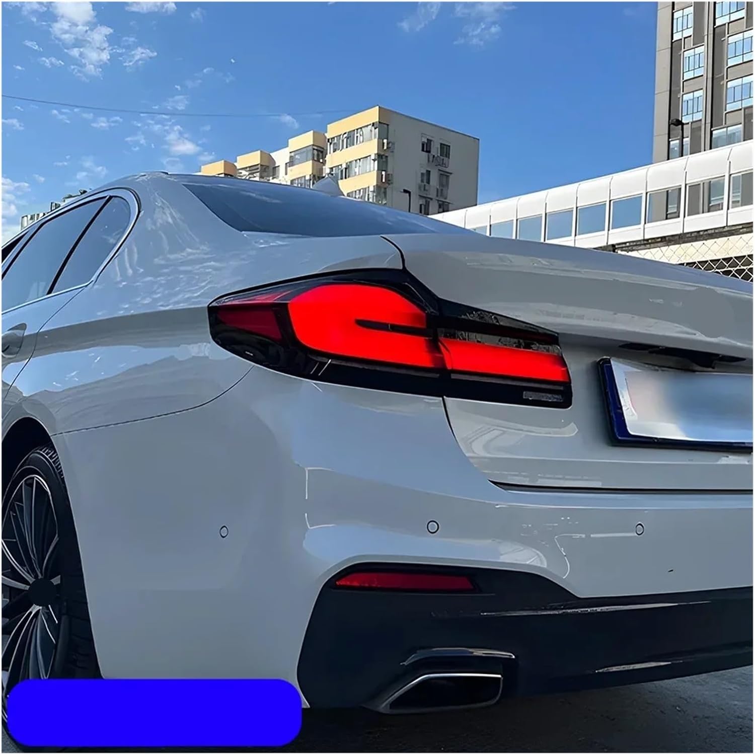 For BMW 5 Series 520 525 530 540 G30 G38 2019-2023 Year Upgrade Highlight LED Car Taillight Car Turn Signal Assembly Accessories(For 19-20 user)