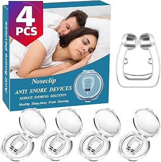 Anti Snoring Devices - Silicone Magnetic Anti Snore Nose Clip,Help Stop Snoring Devices That Work for Women & Men,Snoring Solution, Comfortable Nasal to Relieve Snore, Anti Snore Stopper (4 PCS)…