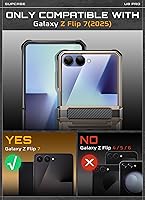Vista 2 de SUPCASE Funda para Samsung Galaxy Z Flip 7 con soporte integrado y clip para cinturón (Unicorn Beetle Pro), [protección de bisagra]