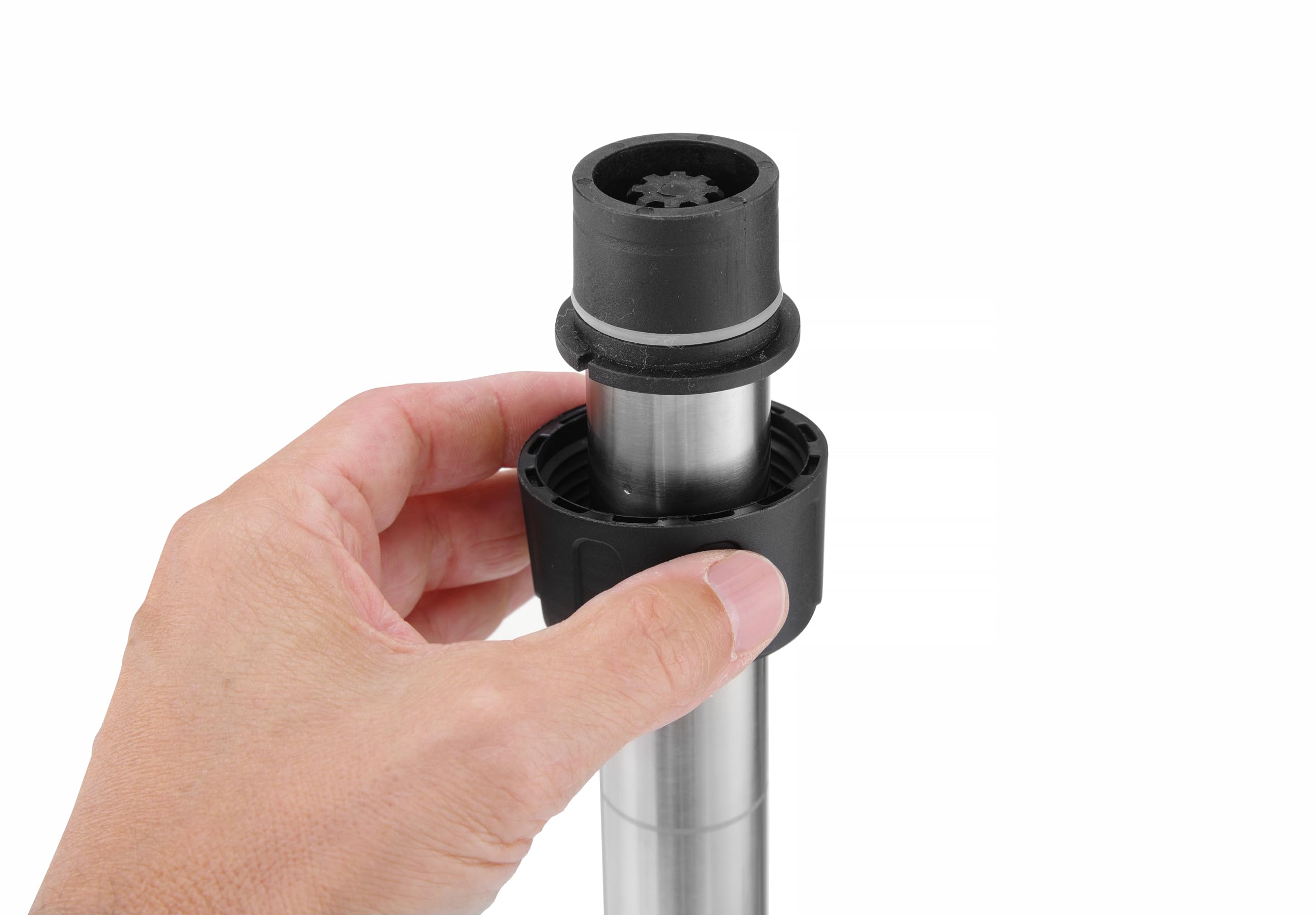 HENDI Frullatore a immersione, asta frullatore: 300mm, velocità regolabile: 4000 a 16000 g/min, processa fino a 30L, frullatore a mano, mixer ad immersione, ø100x(H)716mm, 230V/350W, inox, poliammide