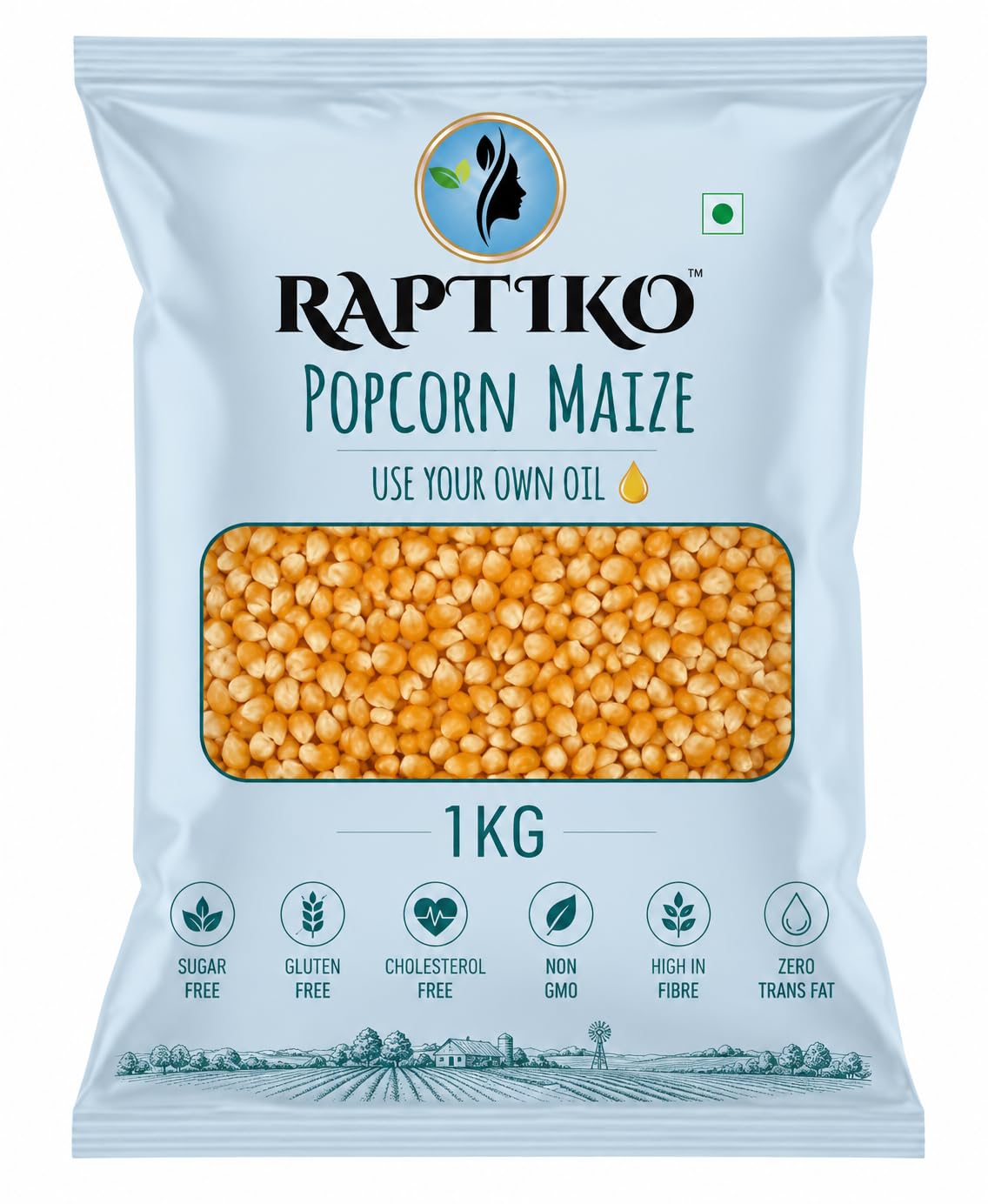 Premium Popcorn Maize 1kg | High Expansion Popcorn Kernels | Ready to Cook | Raw Popping Corn | Healthy Homemade Snack-picture-30