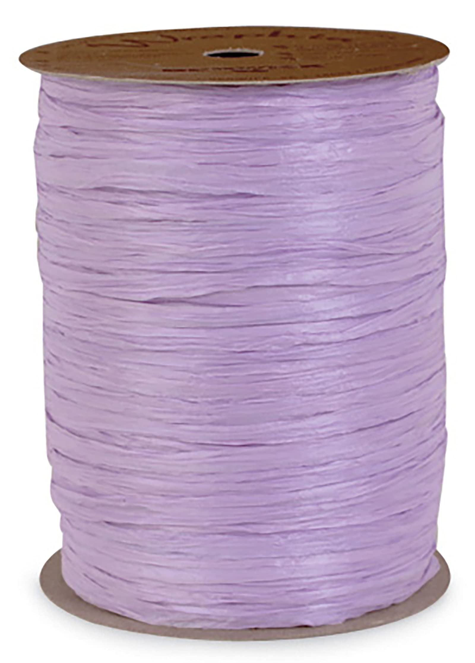 Matte Raffia Ribbon Roll 100 Yards for Kraft Packaging and Decoration (Lavender)