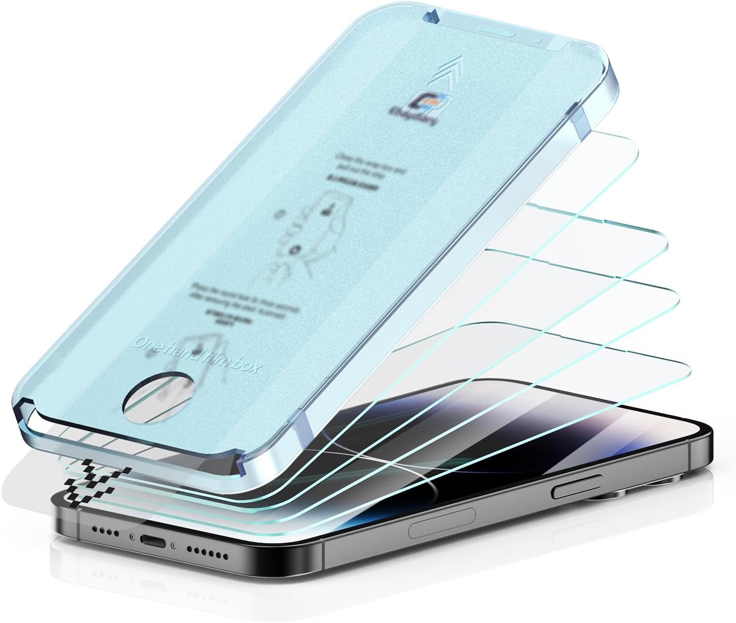 Compatible with iPhone 12 Pro Max Screen Protector, Tempered Glass Film for Apple Phone 12 Promax, Ultra Hard, Curved Edge Full Coverage Case Friendly, 4 Pack iPhone 12 Pro Max - 6.7" - 4 Pack