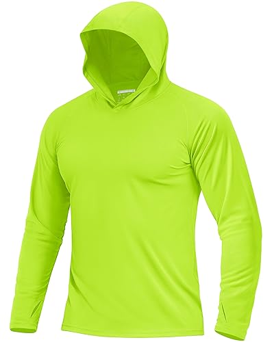 Boladeci Men's UPF 50+ Sun Protection Lightweight Hoodie Shirts Long