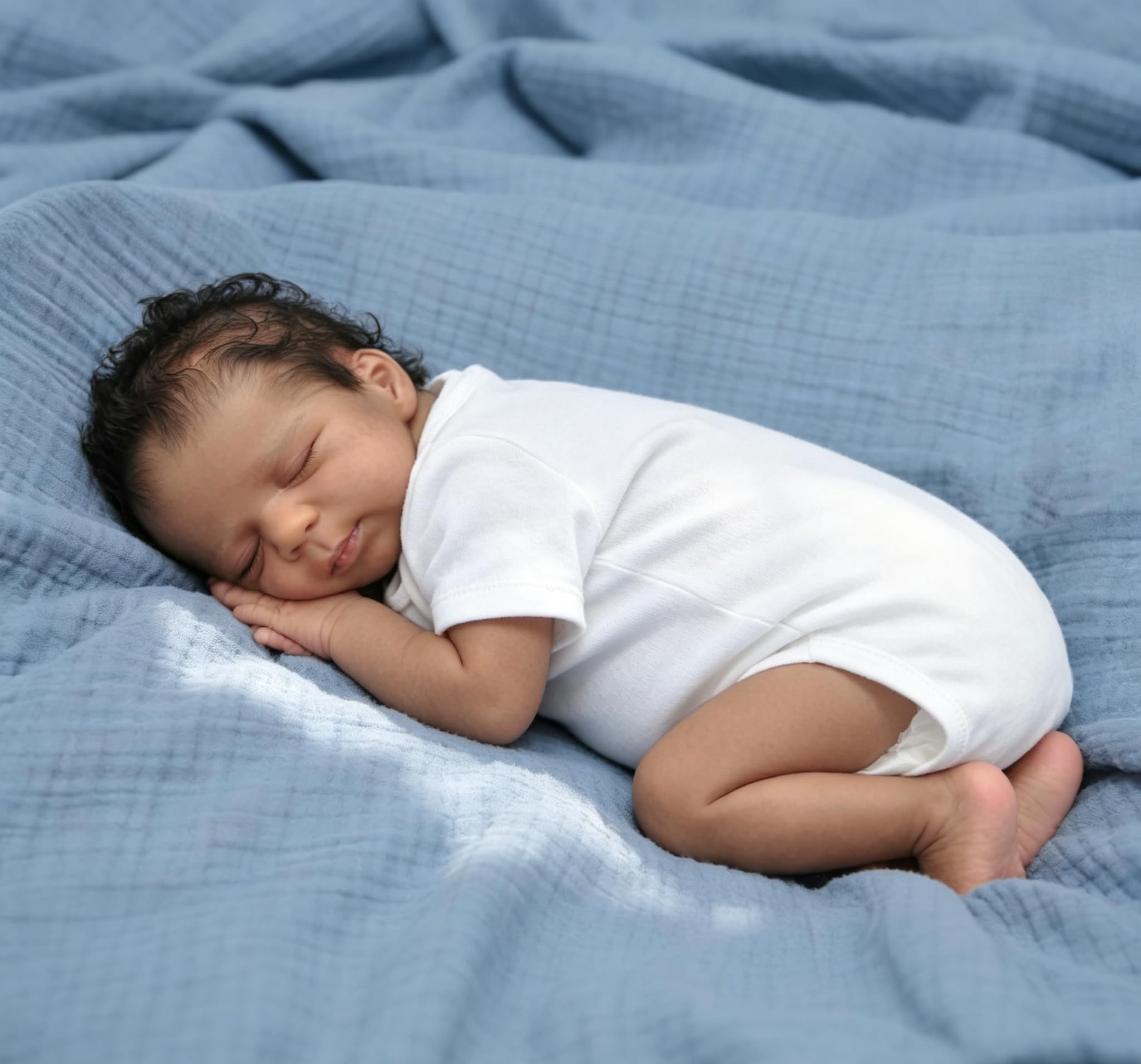 Zero pam Schwarz Reborn Puppen,Reborn Baby Vollvinyl Lebensecht Mädchen