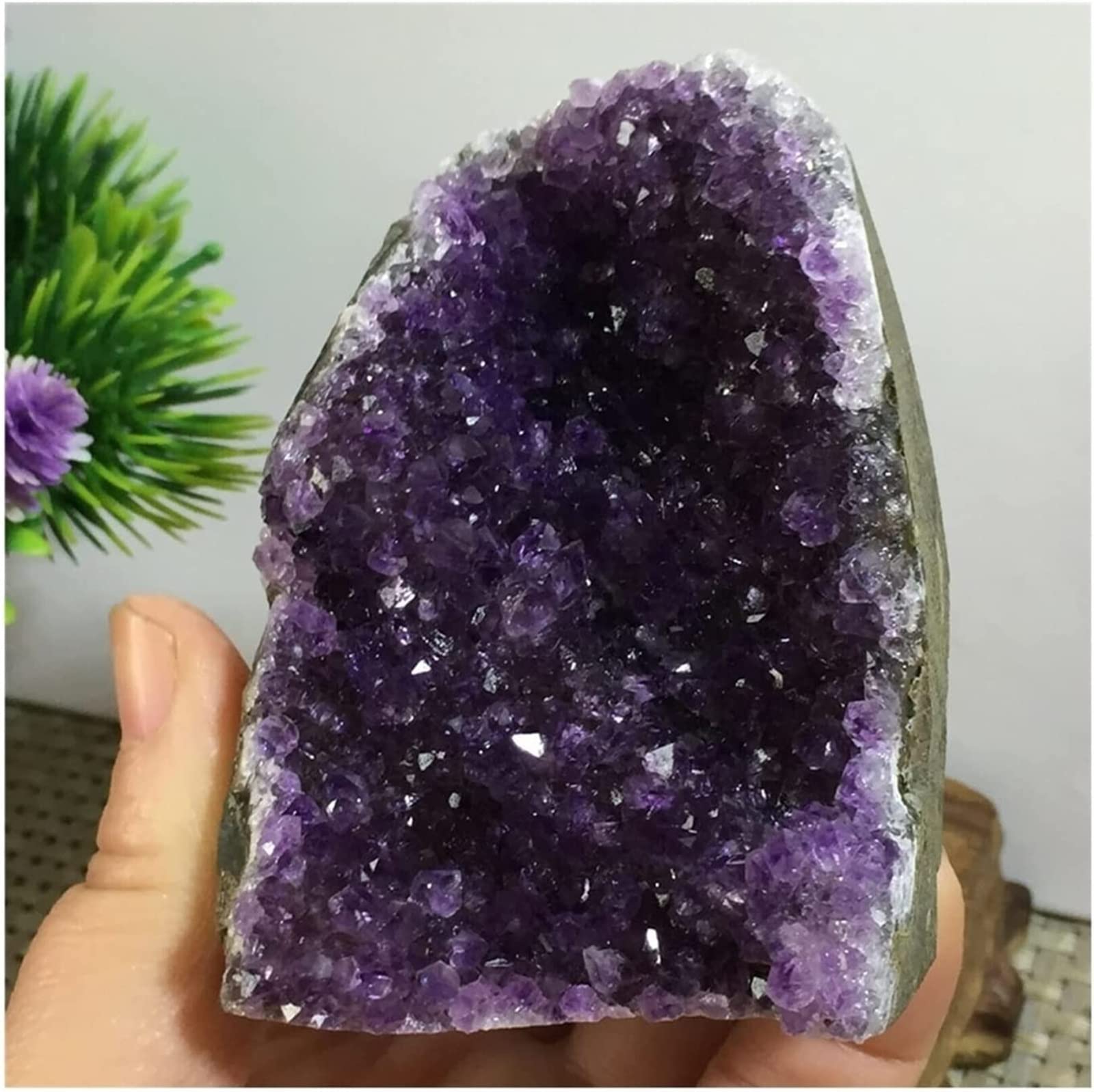 Amatista uruguaya de 360g elimina la frialdad de tu oficina con cristales