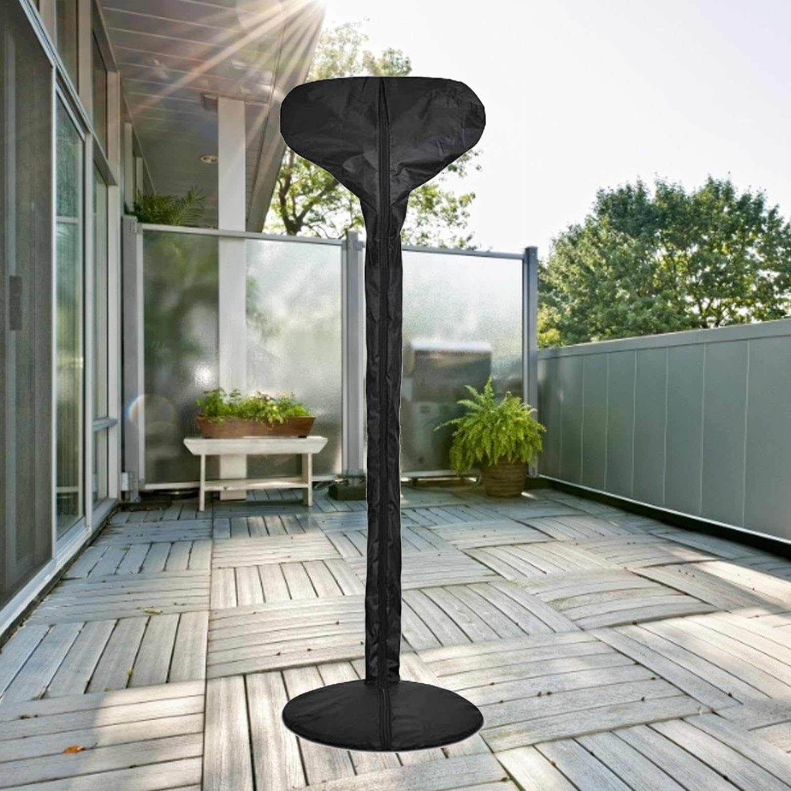 Wasserdichte Terrassenheizungs-Abdeckung, 61x96,5 Cm, Aus Robustem 210D Oxford – Schützt Vor Regen & Wind