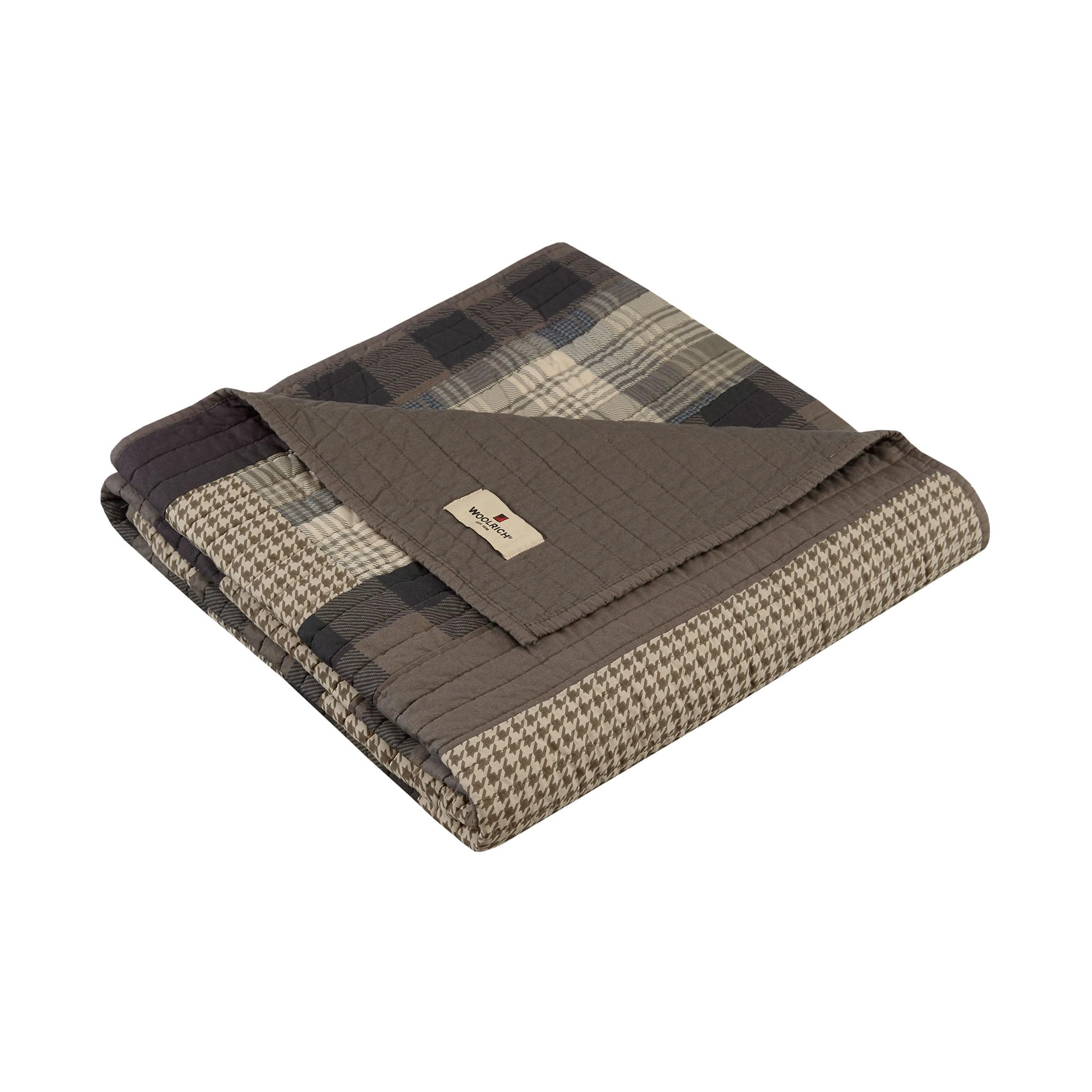 Woolrich WR50-1786 Winter Hills Quilted Throw 50x70 Tan