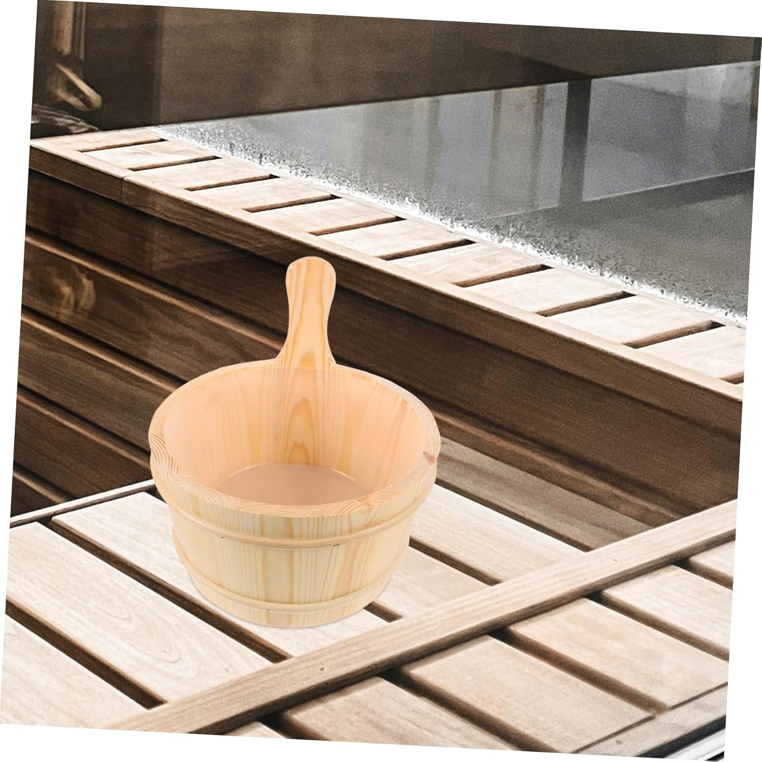 YARNOW Wooden Bathing Sauna Spa and Home Use Capacity Handmade Design for Hotels and Gyms Easy to Carry and Comfortable