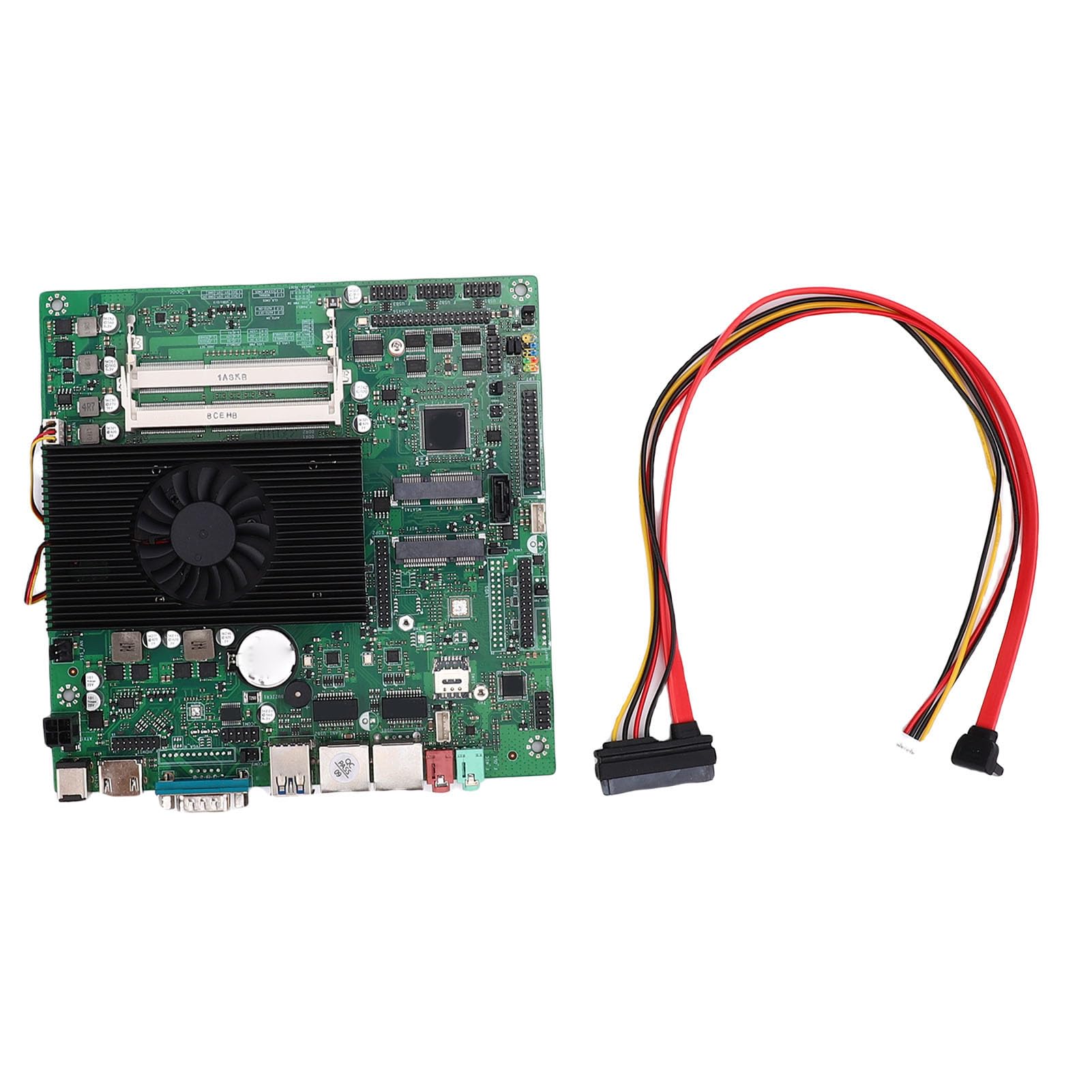 Placa Base NAS Industrial, Procesador Celeron I5 5200U de 4 Núcleos y 4 Hilos hasta 3, GHz, Gráficos UHD de caché de 6 M, con 6 MSATA3.0 para Almacenamiento NAS de Servidor