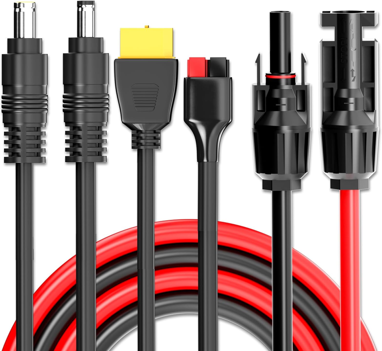 Amazon.co.jp MC4 ソーラーコネクタる to DC8mm ポート ソーラーパネル 接続アダプター MC4 回す DC8