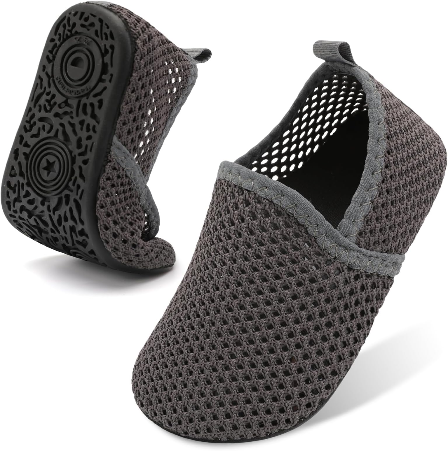 Toddler Water Shoes for Girls Boys Kids Baby Beach Swim Aqua Socks Quick Dry Summer Sandals for Pool Outdoor Sports Barefoot Sock Shoe Rubber Soles Slippers