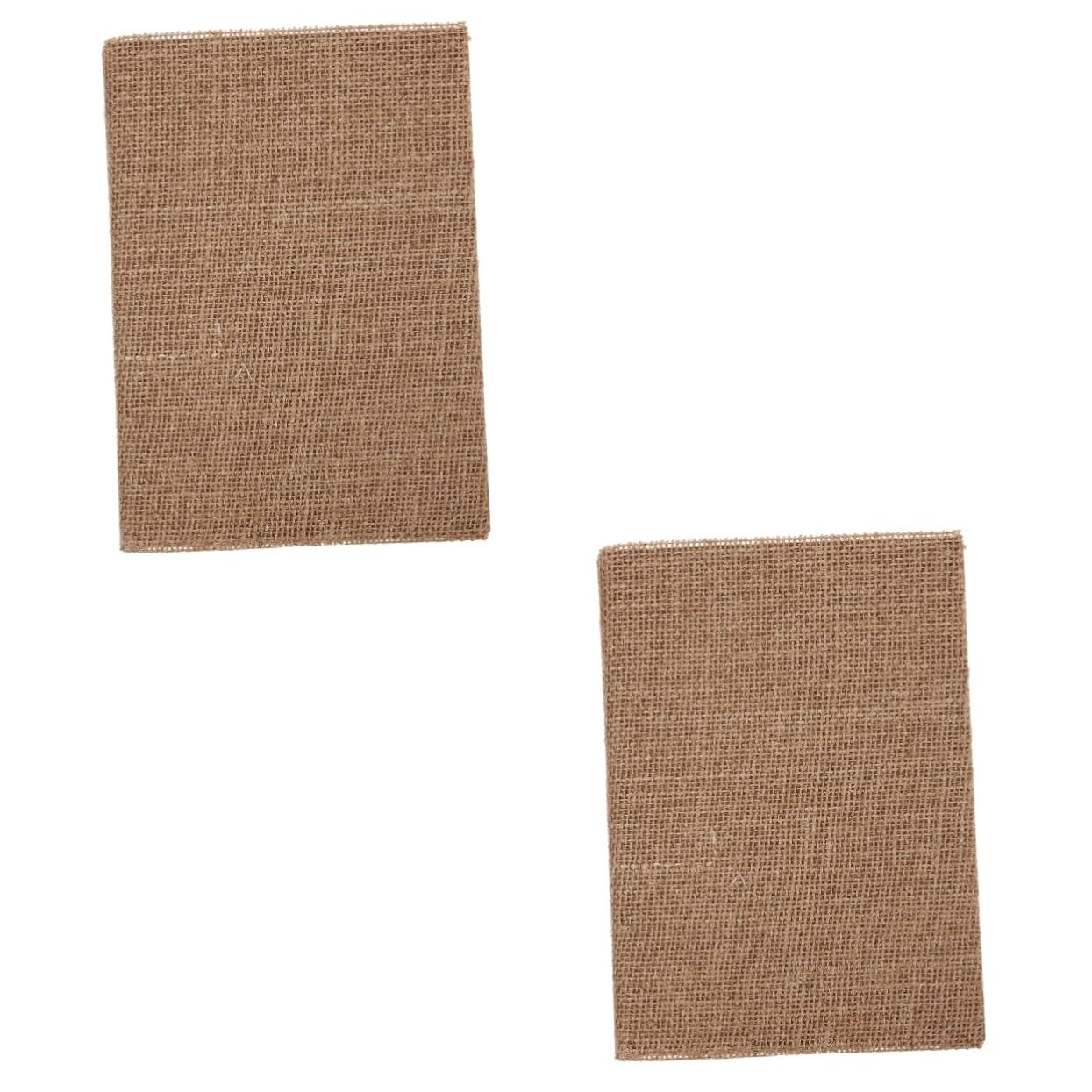DOITOOL 2 Pièces Carnet de Notes Papier Kraft Carnet Vierge pour Étudiants Bloc Notes Pratique pour et Organisation Quotidienne