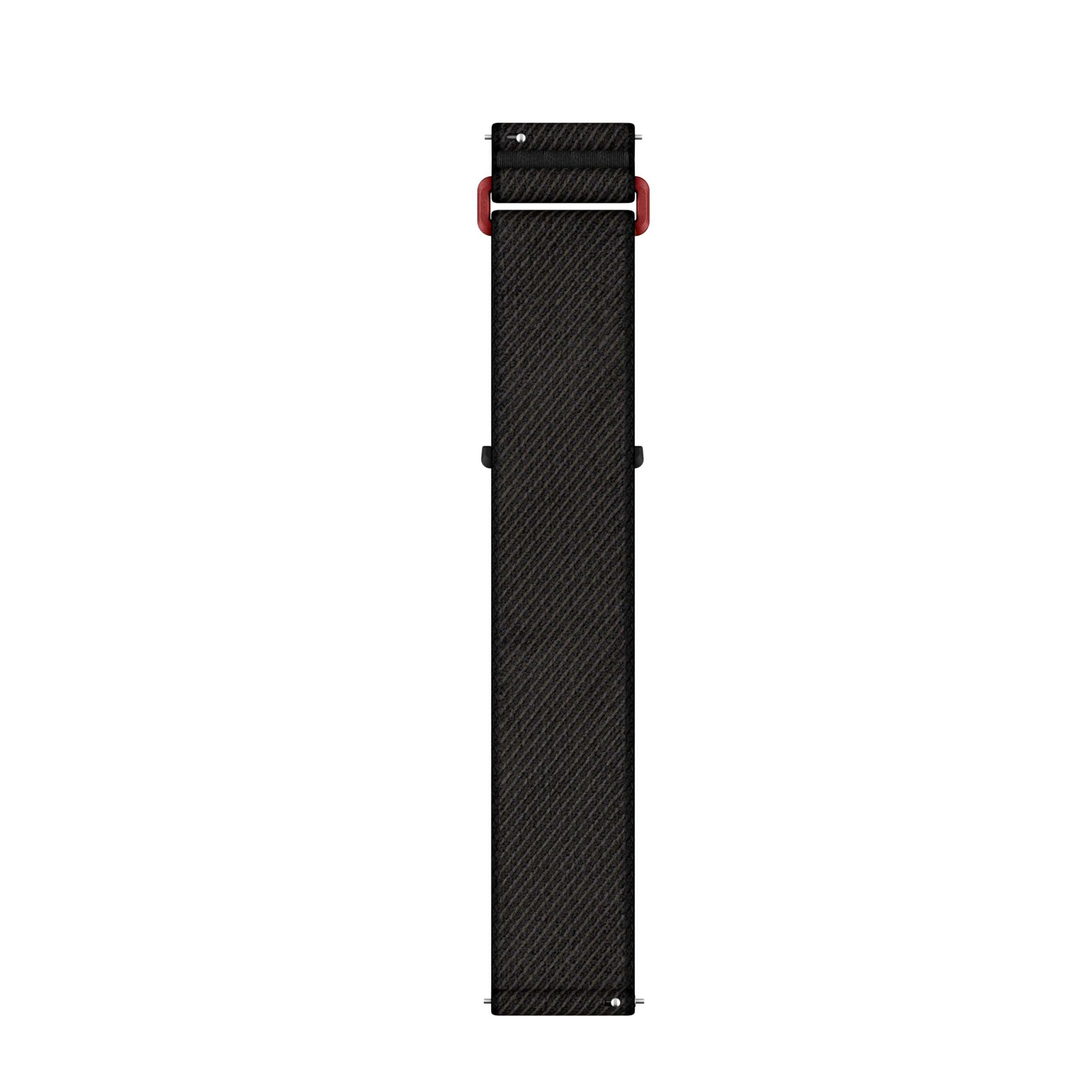 Garmin – Bracelet de montre Venu X1, Quick-Release 24 mm – Nylon ComfortFit Noir